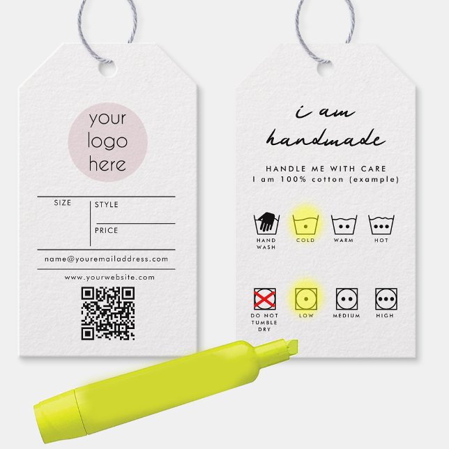 Logo Hang Tag Price Clothing Care Hand Made (Logo Hang Tag Price Clothing Care Hand Made)