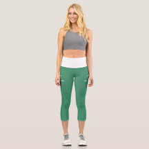 Logo High Waisted Capris