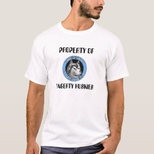 logo_huskies2, PROPERTY OF , HAGERTY HUSKIES  T-Shirt