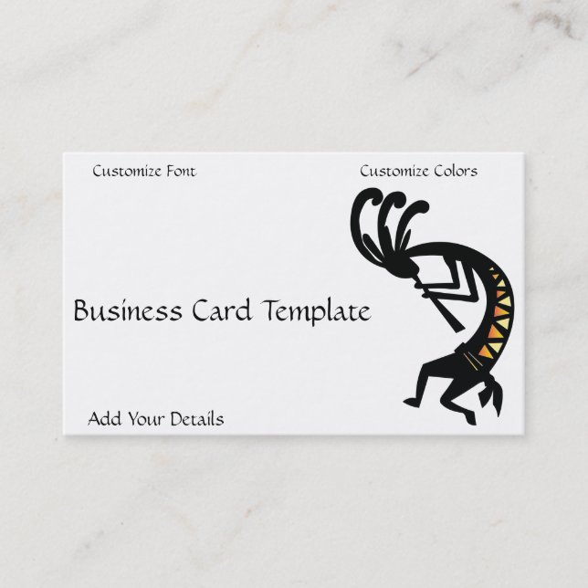 Logo Kokopelli Business Card (Front)