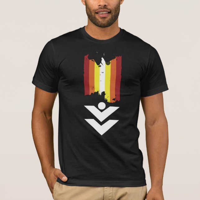 logo lines shirt (Front)