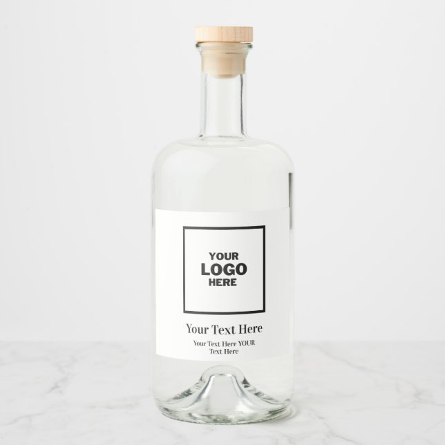 Logo  liquor bottle label (Front)