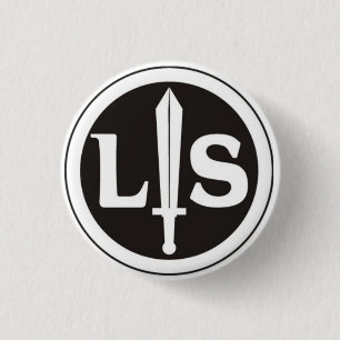 logo lotta studentesca 3 cm round badge