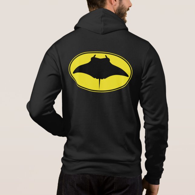Logo Manta Ray Hoodie (Back)