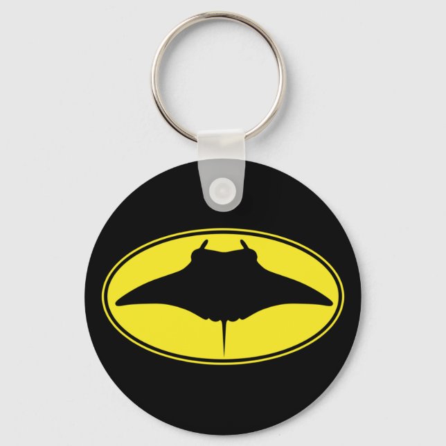 Logo Manta Ray Key Ring (Front)