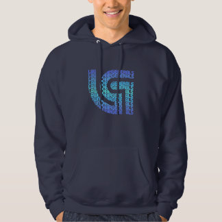 Logo_Mask_Blue_Sweatshirt Hoodie