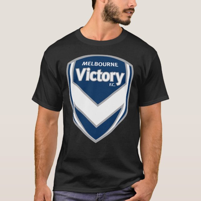 Logo Melbourne Victory FC   T-Shirt (Front)