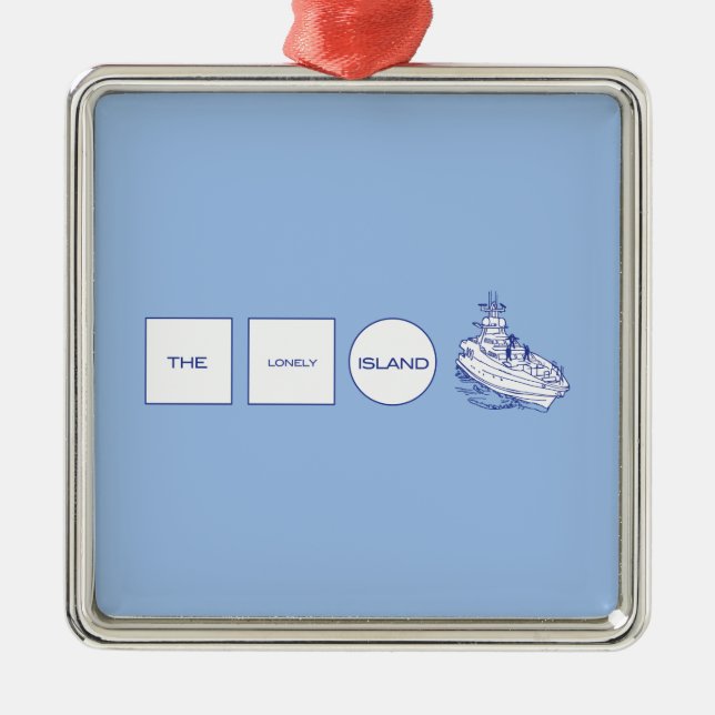 Logo Metal Tree Decoration (Front)