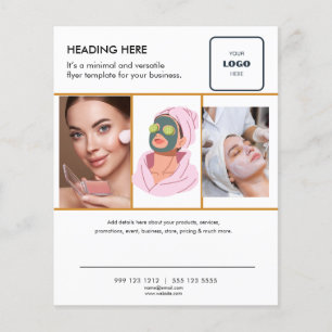 Logo Minimal Photo Business Marketing Flyer