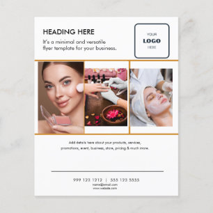 Logo Minimal Photo Business Marketing Flyer