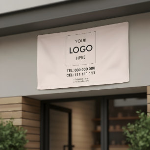 Logo Minimalist Modern Business Banner
