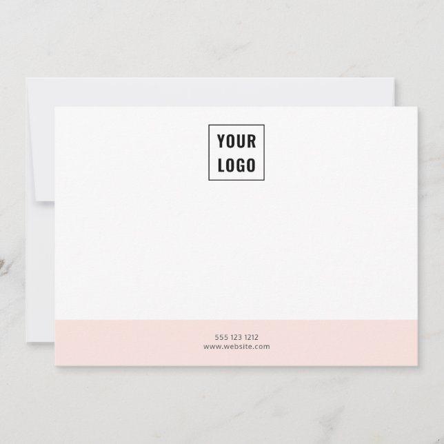 Logo Minimalist Simple Card (Front)