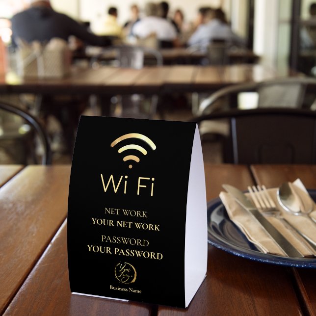Logo Minimalist Wifi QR Code | Network Password (Insitu(Restaurant))
