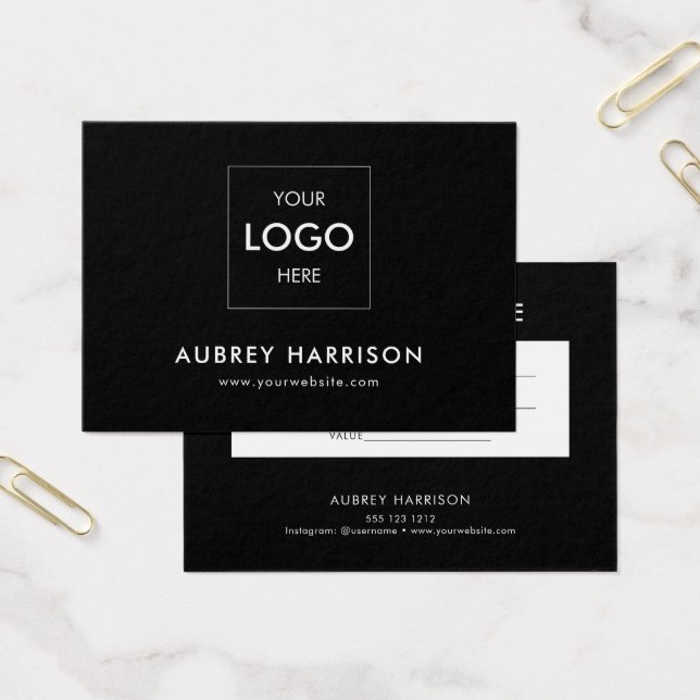 Logo Modern Professional Gift Certificate (Office)