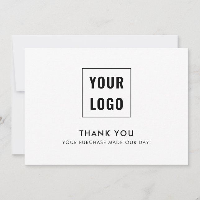 Logo Modern Professional Thank You (Front)