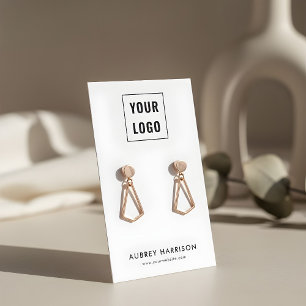 Logo Modern Simple Earring Display