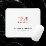 Logo Modern Simple Professional Mouse Mat<br><div class="desc">Add your logo.</div>