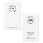 Logo Modern White Jewelery Earring Display Card