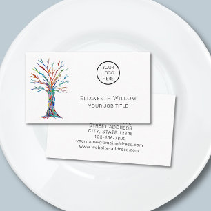 Logo Mosaic Tree  Business Card