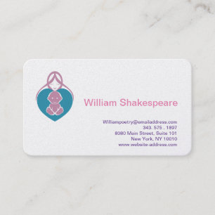 Logo Mother and Baby Business Card