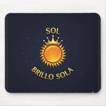 Logo Mouse Pad with Sol Brillo Sola Shine | Mouse