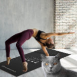 Logo Name Company Black White Promotional Instagra Yoga Mat<br><div class="desc">In the zen-filled world of yoga and downward dogs, where mats are sacred spaces and namaste is the word of the day, behold! The hilariously hip logo name company black white promotional Instagra yoga mat, a cheeky twist on the traditional yoga accessory that's sure to have yogis rolling out their...</div>