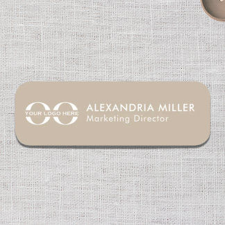 Logo Name Title Name Tag