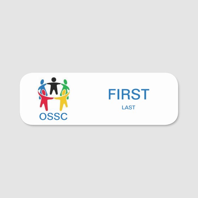 Logo Nametag Name Tag (Front)