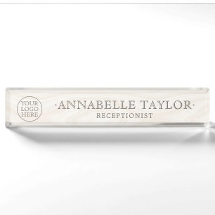 Logo Natural Wellness Business Company Nameplate