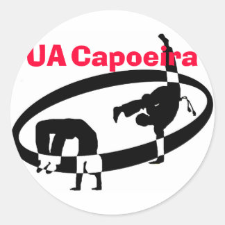 logo no text, UA, Capoeira Classic Round Sticker