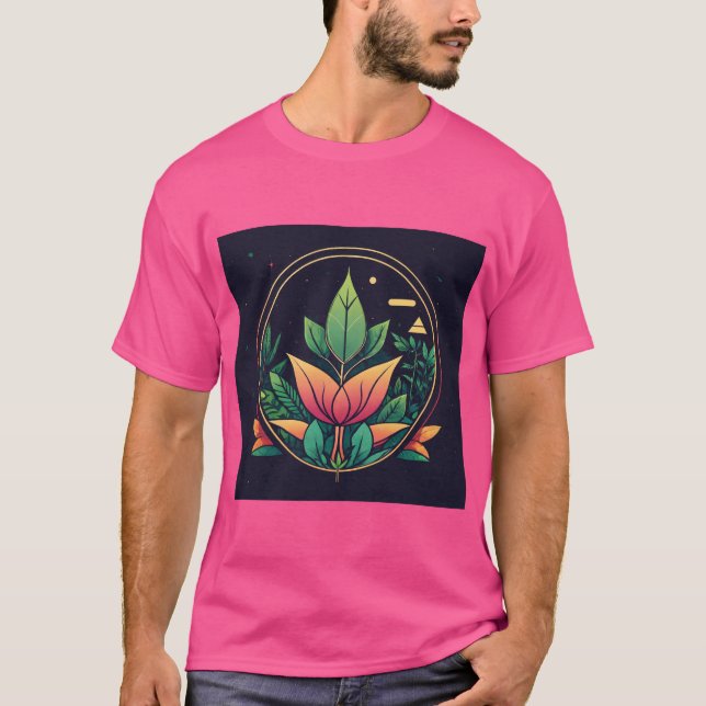 Logo of a seed shop tshirt design  (Front)