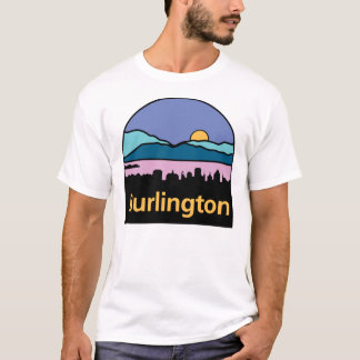 Logo of Burlington, Vermont Sticker T-Shirt