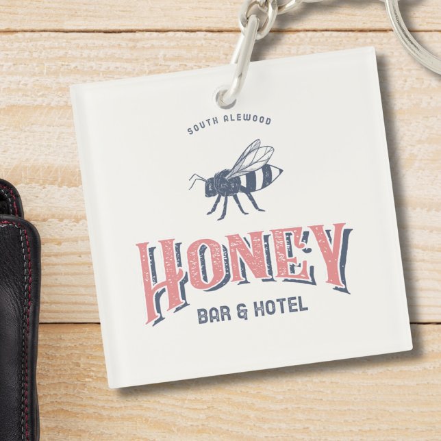 Logo of Honey Bar and Hotel Key Ring (Creator Uploaded)