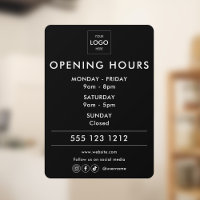 Logo Open Hours Social Media Business