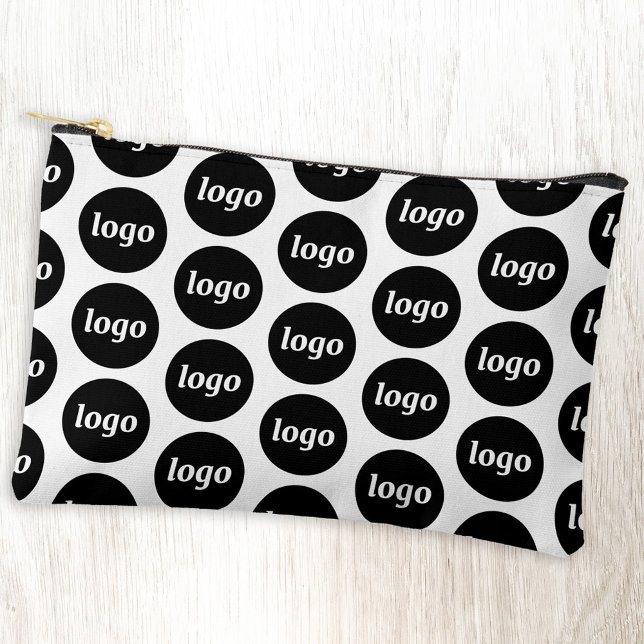 Logo Pattern Business Promotional Branding Accessory Pouch (Logo pattern business promotional cosmetic stationery or accessory zip pouch)