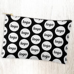 Logo Pattern Business Promotional Branding Accessory Pouch<br><div class="desc">Add your own logo to this design.  Minimalist and professional.  Great for a promotional product for your employees,  staff,  clients and customers. Ideal for trade shows,  travel,  corporate or sporting events and giveaways. For other versions,  see the collection.</div>