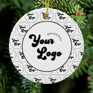 Logo Pattern Custom Business Corporate Company Ceramic Tree Decoration