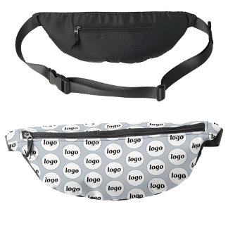 Logo Pattern Promotional Business Blue Bum Bags