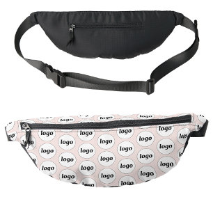 Logo Pattern Promotional Business Blush Pink Bum Bags