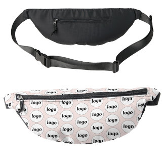 Logo Pattern Promotional Business Blush Pink Bum Bags