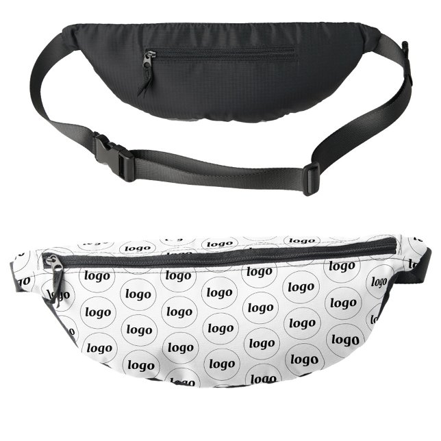 Logo Pattern Promotional Business Bum Bags (Logo pattern business promotional branding fanny pack bag)