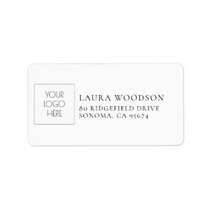 Logo Personalised Address Label