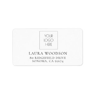 Logo Personalised Address Label