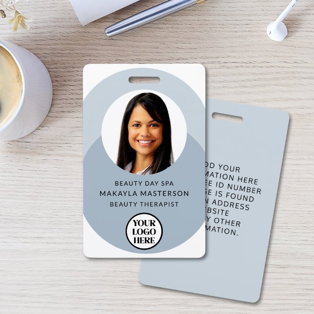 Logo Photo ID Blue ID Badge (Creator Uploaded)