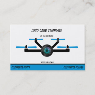 Logo Photography Drone Business Card