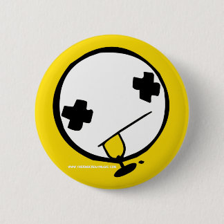 LOGO PIN! 6 CM ROUND BADGE