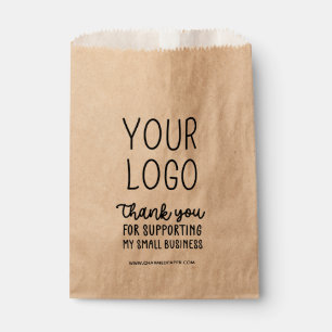 Logo Product Packaging Small Business Favour Bags