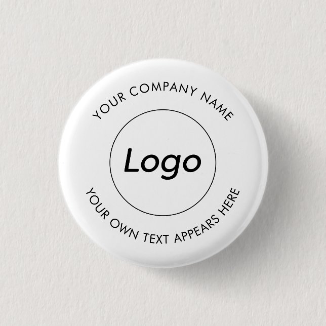 Logo Professional Business promotional 3 Cm Round Badge (Front)
