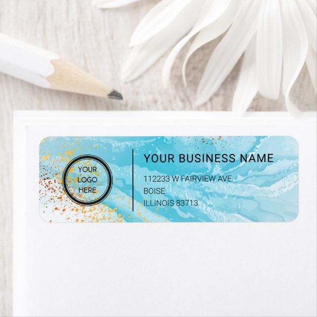 Logo Professional Business Return Address Label (Insitu)
