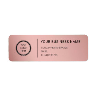 Logo Professional Business Return Address Label